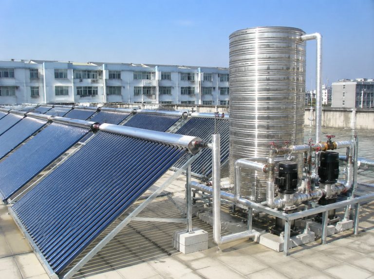 长葛商用大容量真空管太阳能热水系统